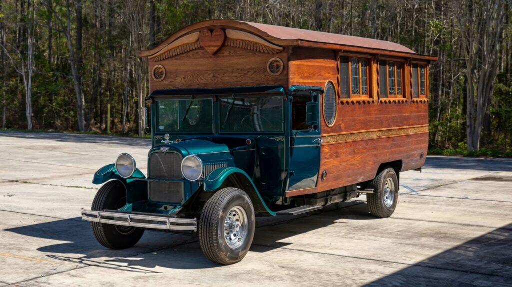 Kamper z roku 1928 – Chevrolet Gypsy Camper Wagon.