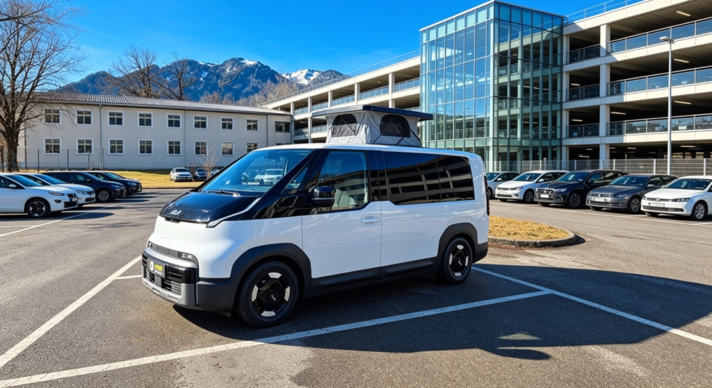 Alpincamper Kia PV5 2026 – elektryczny mini kamper